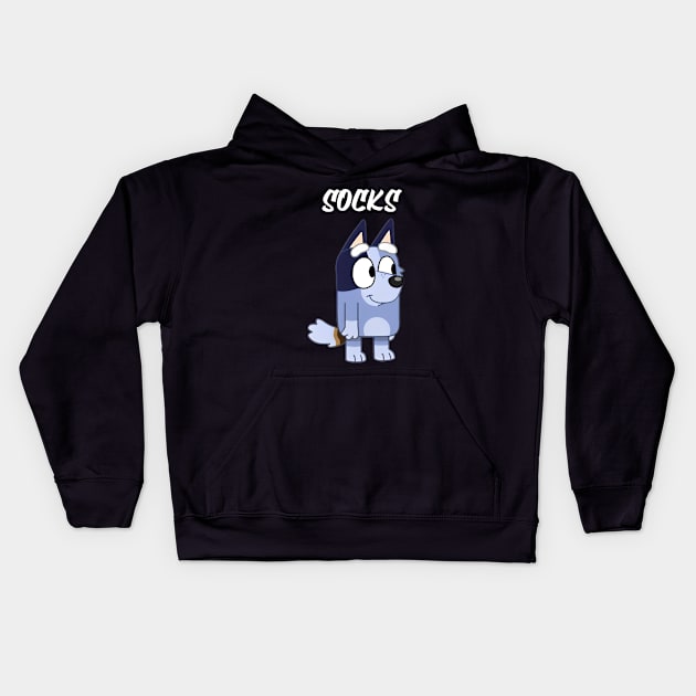 socks Kids Hoodie by FRONTAL BRAND